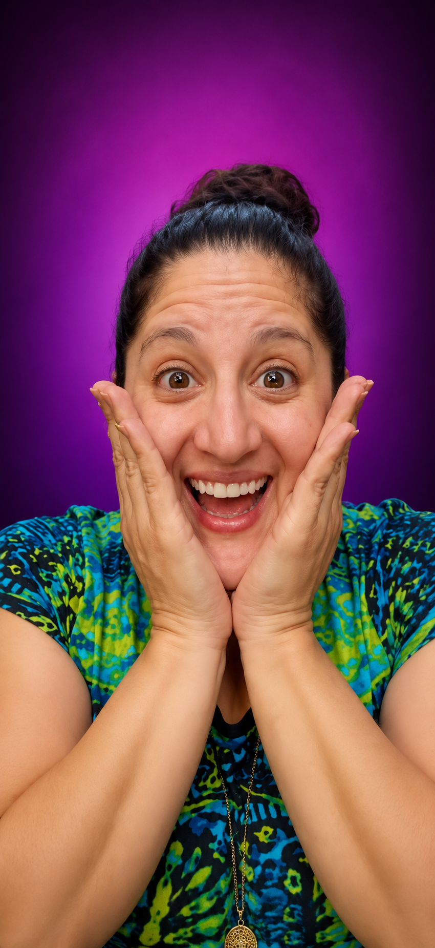 Dr. Blickstein laughing with joy